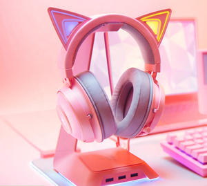 Razer Kraken Kitty V2 USB Headphone Original Electronics Gamer Headset With Chroma RGB Wired Music Headphones for <b>Gaming</b> PC PS - Product Image 6