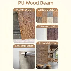 คานเพดานลายไม้เทียมพรีเมียม - คานตกแต่งโพลียูรีเทนกันน้ำสำหรับตกแต่งภายในสไตล์ชนบท บ้านไร่ และบ้านพักตากอากาศ - Product Image 5