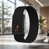 Bracelet de montre de luxe de remplacement Whoop 5.0 Band MG SuperKnit Luxe Strap Or Poli Argenté 5.0