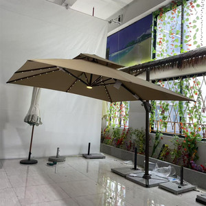 Sombrilla de Jardín LED con Energía Solar para Uso en Exteriores - Product Image 5