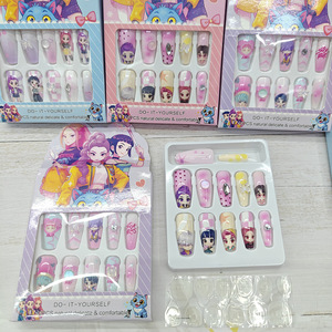 Autocollants pour ongles en plastique de qualité supérieure <span class=keywords><strong>K</strong></span>-POP Demon Hunt Girl Group, couverture complète, pour enfants et filles - Product Image 4