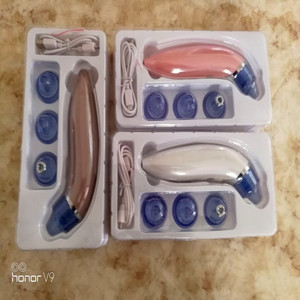 Removedor eléctrico de puntos negros, limpiador de poros, dispositivo limpiador facial con 3 cabezales, recargable por USB para la cara - Product Image 1