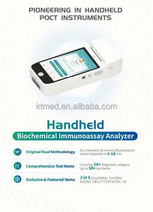 KT-B135 Professioneel draagbaar biochemisch analyseapparaat voor dierenartsen, multi-parameter immunoassay-systeem - Product Image 2
