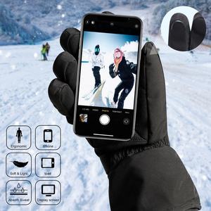 Per gli uomini e le donne salvatori guanti da sci impermeabili con Touch Screen e batteria riscaldata ricaricabile fornito al Canada Warehou - Product Image 6