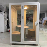 PYinC |   Cabine de réunion insonorisée pour 2 personnes, cabine de bureau insonorisée et cabine d'enregistrement pour bureaux, hôtels et studios à domicile.