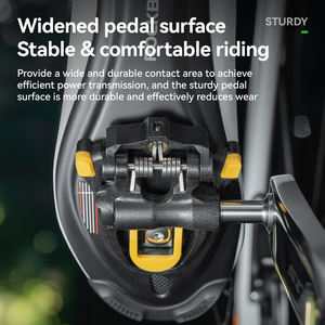 <span class=keywords><strong>ROCKBROS</strong></span>-Pedal de bloqueo de bicicleta de carretera de fibra de carbono con eje de titanio, equipo de ciclismo con placa de bloqueo SPD - Product Image 3