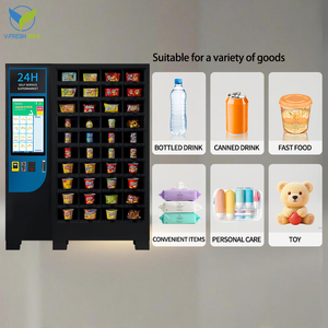 ตู้จำหน่ายสินค้าอัตโนมัติแบบล็อกเกอร์ไร้คนดูแล 24 ชั่วโมง รุ่น Wx-s03-1 Vfresh สไตล์ทันสมัย พร้อม SDK สำหรับใช้งาน 24/7 - Product Image 6