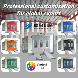 Cabine <span class=keywords><strong>de</strong></span> peinture automobile compacte à chauffage rapide et électrique pour bus et garage commercial, respectueuse <span class=keywords><strong>de</strong></span> l'environnement - Product Image 3