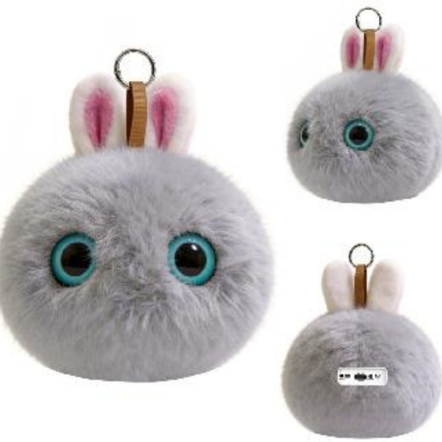Portable AI Interactive Plush Bluetooth Speaker 1000mAh Battery 40MM 1W Speaker 87 Languages Custom Voice for Kids Companion