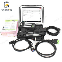 Escáner Portátil Toughbook CF19 para Diagnóstico de Diésel, para VOCOM II, Camiones y Excavadoras, VOCOM 2 Original 88894000, Herramienta Técnica Premium