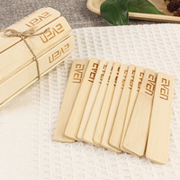Fabricant de bâtons de crème glacée popsicle en bambou biodégradable naturel pour la crème glacée