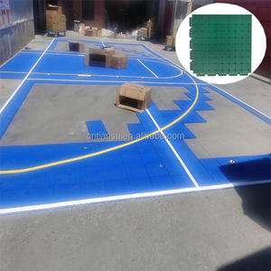 Baldosas de suelo entrelazadas para cancha de baloncesto profesional móvil TPV suelo para deportes al aire libre - Product Image 3