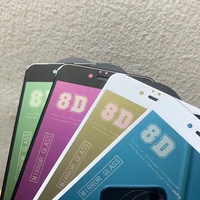 Protections d'écran en verre trempé 8D en gros pour iPhone 13/Samsung/Samsung