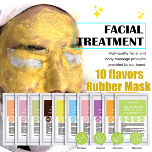 Vente en gros de soins de la peau coréens de marque privée spa facial hydratant 24k or collagène acide hyaluronique gelée masque facial poudre <span class=keywords><strong>d</strong></span> - Product Image 1