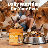 Compléments alimentaires pour la santé des animaux de compagnie, poudre multivitaminée pour chiens 15-en-1, produits pour animaux de compagnie, multivitamines de qualité supérieure et vitamines pour chats, nutrition animale