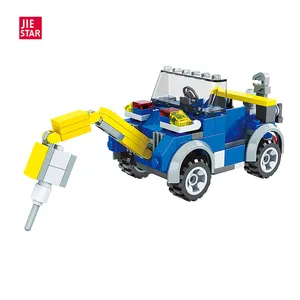 Jiestar Speelgoed Educatieve Stad Serie 204 Pcs Kleine Technic Dump Truck Bouw Voertuig Model Moc Gebouw Set Met Cijfers