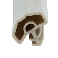 Bande d'étanchéité en caoutchouc TPE PVC pour porte en bois, formes personnalisables T D H F, blanche