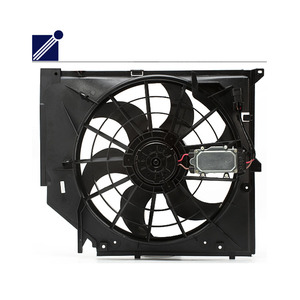 VOLLSUN para <span class=keywords><strong>BMW</strong></span> Serie 3 E46 316 318 <span class=keywords><strong>320</strong></span> 323 325 328 330, ventilador de refrigeración del radiador, montaje del Motor del condensador 17117561757 - Product Image 3