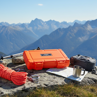 Étui de voyage pour cigares JIFENG JF-094, résistant aux explosions, en mousse PC durable, capacité de 5 cigares, avec humidificateur, logo personnalisé 57R.