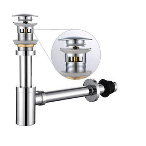 <span class=keywords><strong>Sifone</strong></span> a bottiglia moderno rotondo nero in ottone per <span class=keywords><strong>lavabo</strong></span> bagno - Product Image 3