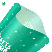 Sac d'emballage en papier kraft écologique résistant à l'humidité avec encoche de déchirement pour biscuits et poudre à lever