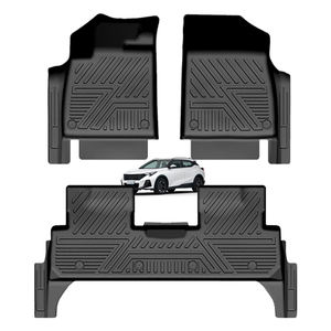 Tapis de voiture antidérapants imperméables en TPE respectueux de l'environnement, ajustement parfait, revêtement de sol facile à nettoyer pour Volkswagen <span class=keywords><strong>ID</strong></span> <span class=keywords><strong>4</strong></span> - Product Image 2
