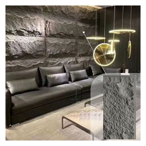 Matériaux en pierre PU décoratifs d'intérieur, panneau mural à <span class=keywords><strong>effet</strong></span> 3D pour utilisation en intérieur - Product Image 4