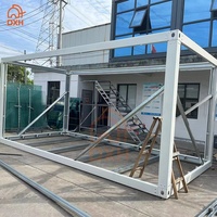 DXH fabrique des maisons préfabriquées modernes en acier galvanisé sur mesure, de 10 pieds, 20 pieds, 30 pieds et 40 pieds, à vendre