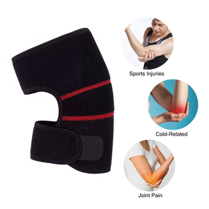 Soporte de <span class=keywords><strong>Codo</strong></span> Ajustable Personalizado al por Mayor con Logotipo Impreso, Neopreno Transpirable, Diseño Antideslizante para Alivio del Dolor, Pedidos al por Mayor - Product Image 1