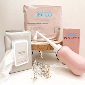 Botella de Agua Portátil NZMAN Rosa Bebé para Cuidado Postparto, Artículos Esenciales para el Postparto, Cuidado Femenino, Bidé de Viaje de 12 oz - Product Image 5