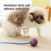 Nouvelle Arrivée - Balle de Chasse Intelligente pour Chat, en ABS Résistant à l'Usure, Alimentée au Lithium, Jouet Stimulant pour Chatons, Idéal pour l'Auto-entretenissement à Domicile