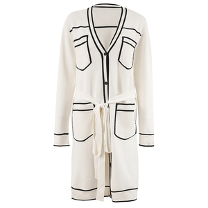 <span class=keywords><strong>Cardigan</strong></span> lungo personalizzato donna <span class=keywords><strong>Cardigan</strong></span> maglione profondo scollo a V <span class=keywords><strong>con</strong></span> tasca cappotto lungo manica lunga <span class=keywords><strong>cintura</strong></span> tinta unita <span class=keywords><strong>Cardigan</strong></span> lungo da donna - Product Image 6