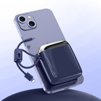 Banque d'alimentation ultra-rapide avec certification 3C et câble, 10000mAh, mini, compacte, portable, personnalisable, cadeau