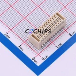 ZHD-22AWB Wire-to-Board Pin Header SMD,P=1.5mm,Horizontal Mount Connector 2x11P 1.5mm Horizontal Mount 22P - Product Image 2