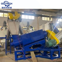Déchets PVC PET Bouteille Plastique Recyclage Machines Coût 300-1000kgh