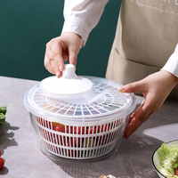 Hete Huishoudelijke Keuken Salade Tool Dehydrator Groentebassin Fruit Spin Droger Handschudden Om Water En Centrifuge Te Verwijderen