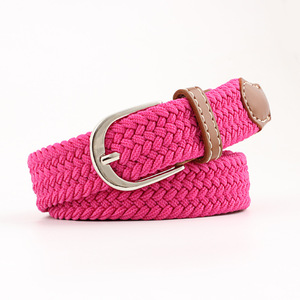 Ceintures élastiques tressées pour enfants, garçons et filles, pour jeans, uniformes scolaires, pantalons, avec boucle - Product Image 6