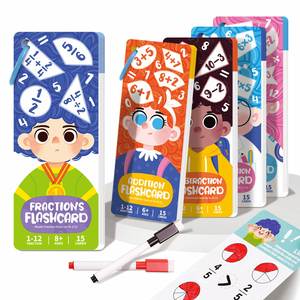 ของเล่นเสริมพัฒนาการทางคณิตศาสตร์สำหรับเด็ก ฝึกการคิดเชิงตรรกะ บัตรภาพแฟลชการ์ด สำหรับเด็กวัยเตาะแตะ ของเล่นเสริมพัฒนาการเด็กเล็ก ของเล่นเด็กแนวมอนเตสซอรี่ - Product Image 1