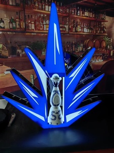 <strong>Custom</strong> Acrylic Led <strong>Tequila</strong> VIP <strong>Bottle</strong> Service <strong>Presenter</strong> Display Stand for Nightclub