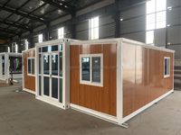 Maisons modulaires de luxe de 2 chambres à coucher aux normes australiennes maison préfabriquée en conteneur extensible de 20 pieds 40 pieds