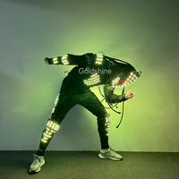Carnaval Rave Party Stage Performance Lumineux Vêtements Costume Led Robot Costume pour Bar Night Club Led Danse Éclairage Costumes