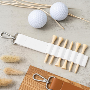Étanche extérieur Golf <span class=keywords><strong>bois</strong></span> bambou Tee <span class=keywords><strong>taquet</strong></span> étui en cuir Portable porte-clés Tee sac de rangement pour les amateurs de golfeurs - Product Image 5
