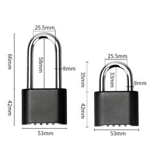 उच्च गुणवत्ता सुरक्षा आउटडोर संयोजन ताला 4 अंकों का कोड ताला पासवर्ड ताला घर वाणिज्यिक संयोजन ताला - Product Image 6