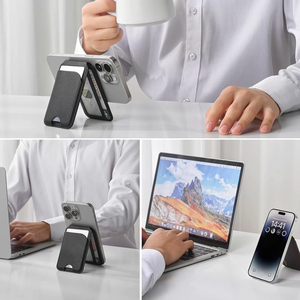 Funda Cartera para Teléfono OEM, Tarjetero de Cuero PU, Soporte Magnético de Escritorio para iPhone y Samsung - Product Image 6