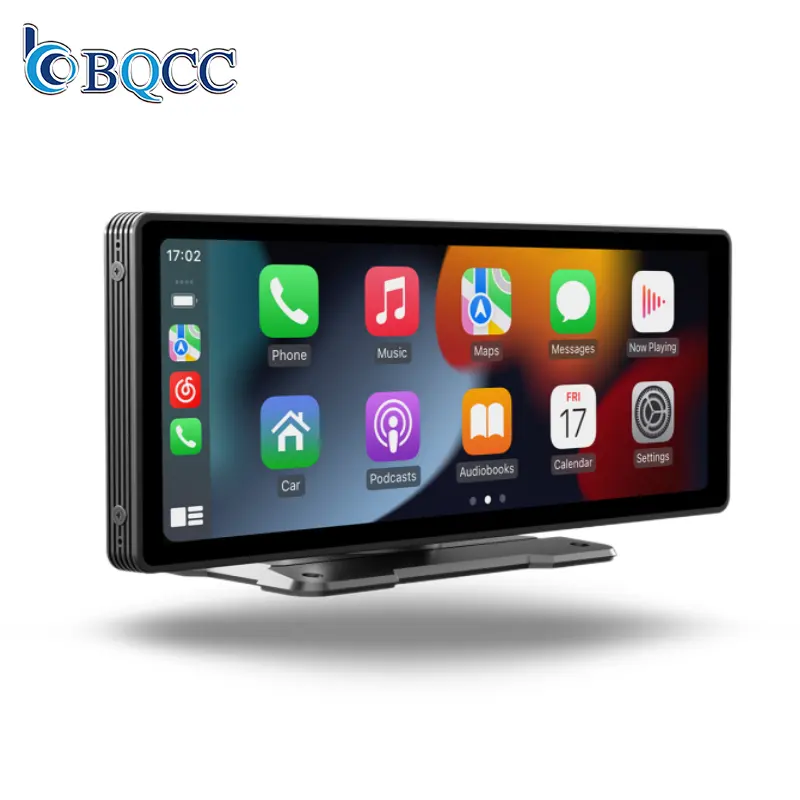 BQCC 10.26 "IPS HD Monitor portatile Wireless Carplay schermo Wireless Android Display auto universale Multimedia Stereo