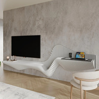 Meuble d'art haut de gamme : Étagère décorative paramétrique en bois sur mesure, centre de rangement fonctionnel et présentoir