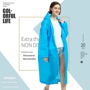 एवा ने बाहरी हाइकिंग वयस्क के लिए डिस्पोजेबल पूर्ण शरीर की लंबी पोर्टेबल बारिश - Product Image 4