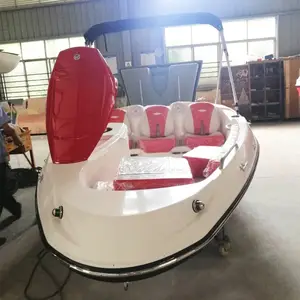 6-8 Người Red Pleasure Boat Fishing Tàu Thuyền Tốc Độ Cho Gia Đình Sử Dụng