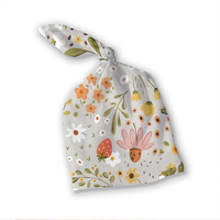 Bonnets en bambou bio pour bébés, bonnets en jersey écologiques, bonnets tricotés personnalisés, accessoires pour bébés