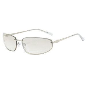 Lunettes de soleil pour femmes UV400 complètes - Style rétro Y2K <span class=keywords><strong>Forme</strong></span> ovale Lentilles roses/grises Ajustement confortable Option personnalisée Faible prix pour les voyages Mode - Product Image 5